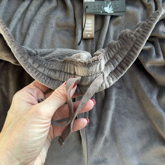 NWT SKIMS Velour Velvet Jogger Fleece Pants Women’s Size XL Amethyst Loungewear - Picture 7 of 13